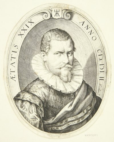 Retrato de un hombre de 29 años de Jacob Matham