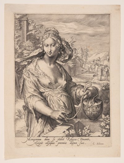 Rebeca, de Las esposas de los patriarcas de Jacob Matham