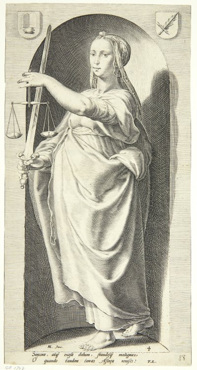 Justicia de Jacob Matham
