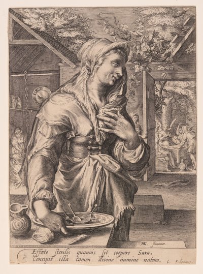 Sarah, de Las esposas de los patriarcas de Jacob Matham