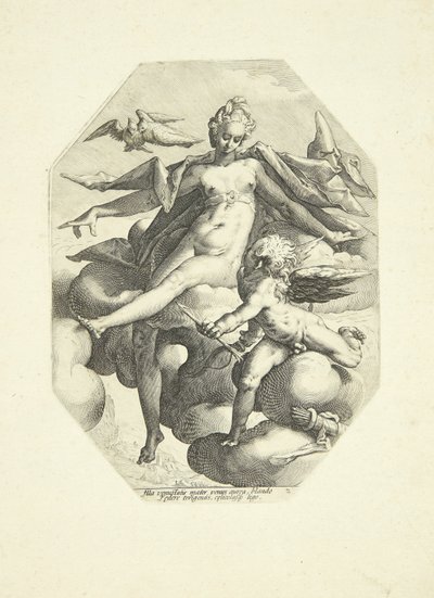 Venus y Cupido de Jacob Matham