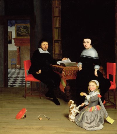 Retrato de una familia de Jacob Lucasz Ochtervelt