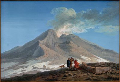 El cráter del Etna de Jacob Philipp Hackert