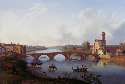 El Ponte a Mare de Pisa de Jacob Philipp Hackert