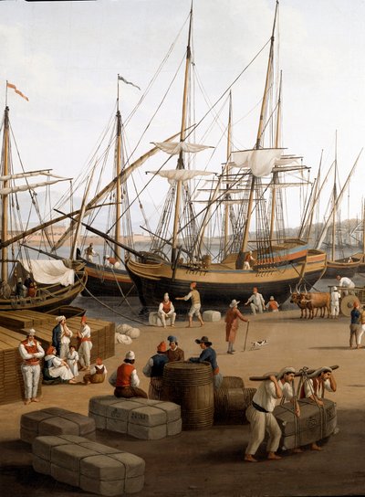 Vista del puerto de Mesina en Sicilia de Jacob Philippe Hackert