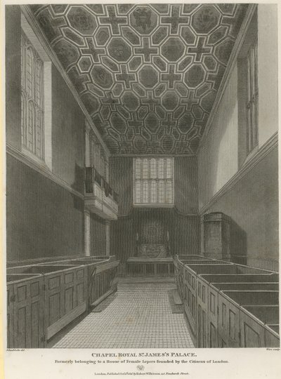 Capilla Real en el Palacio de St James de Jacob Schnebbelie