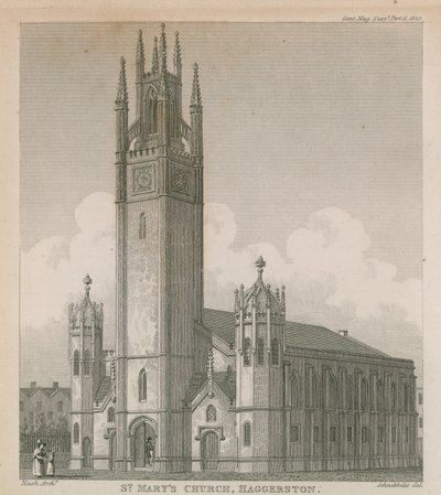Iglesia Nueva, Haggerston de Jacob Schnebbelie