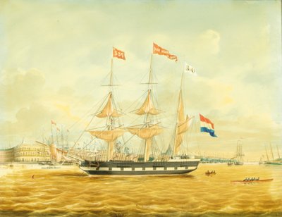 El Johan Melchior Kemper anclado en el puerto de Róterdam de Jacob Spin