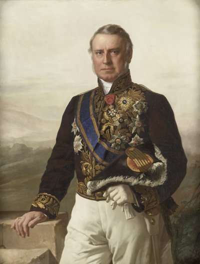Charles Ferdinand Pahud (1803-73). Gobernador general (1855-61) de Jacob Spoel