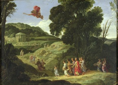Mercurio y Herse, c.1605-08 de Jacob Symonsz Pynas or Pinas