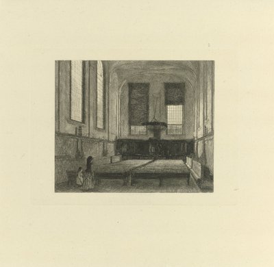 Interior de la Iglesia Bautista de Utrecht de Jacob Taanman