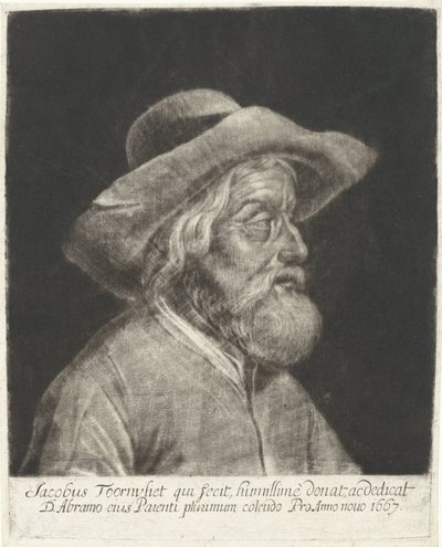 Retrato de Abraham Toorenvliet de Jacob Toorenvliet