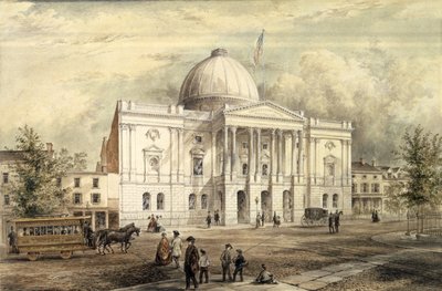 Palacio de Justicia del Condado, Brooklyn, 1863 de Jacob Wells