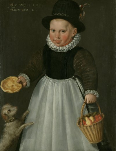 Retrato de un niño de Jacob Willemsz. Delff (I)