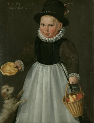 Retrato de un niño de Jacob Willemszoon the Elder Delff