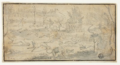 Escena de caza de Jacob Züberlein