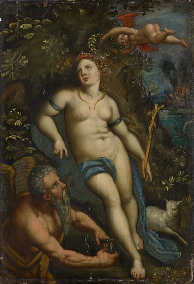 Alegoría del Tiempo liberando la Fe de Jacob de Backer