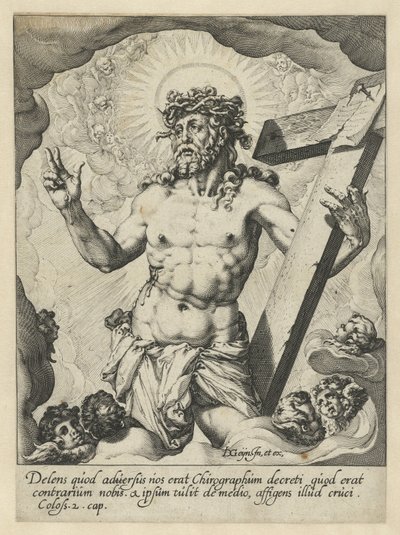 Cristo como varón de dolores de Jacob de Gheyn (II) (workshop of)