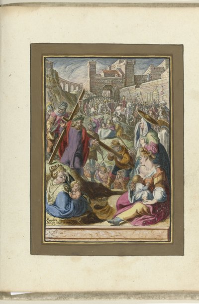 Cojinete cruzado Pasión de Cristo (título de la serie) de Jacob de Gheyn (II)