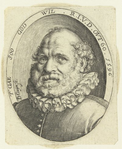 Retrato Rutgaert Jansz. a los 60 años de Jacob de Gheyn (II)
