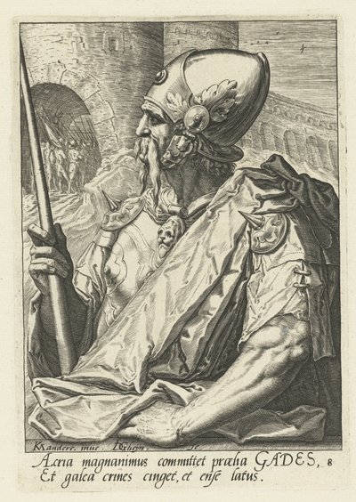 Ancestro Gad Los antepasados ​​de Israel (título de la serie) Los doce hijos de Jacob (título de la serie) de Jacob de Gheyn (II)