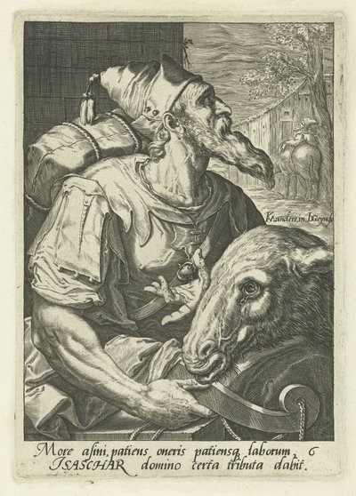 Ancestro Isacar Los antepasados ​​de Israel (título de la serie) Los doce hijos de Jacob (título de la serie) de Jacob de Gheyn (II)