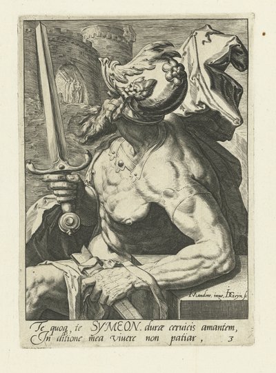antepasado Simeón Los antepasados ​​de Israel (título de la serie) Los doce hijos de Jacob (título de la serie) de Jacob de Gheyn (II)