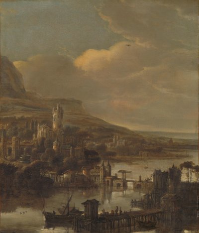 Vista del río de Jacob de Wet (I) (attributed to)