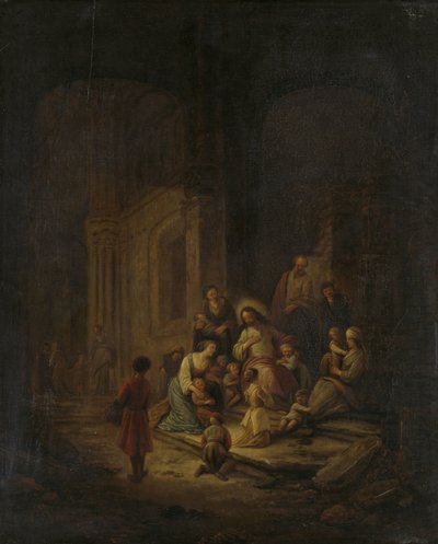 Cristo bendiciendo a los niños de Jacob de Wet (I)