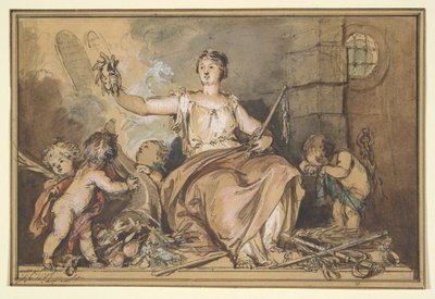 Alegoría de la guerra y la paz de Jacob de Wit