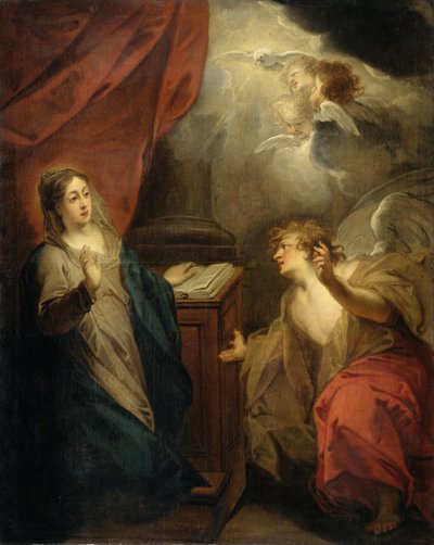 Anunciación a la Virgen de Jacob de Wit