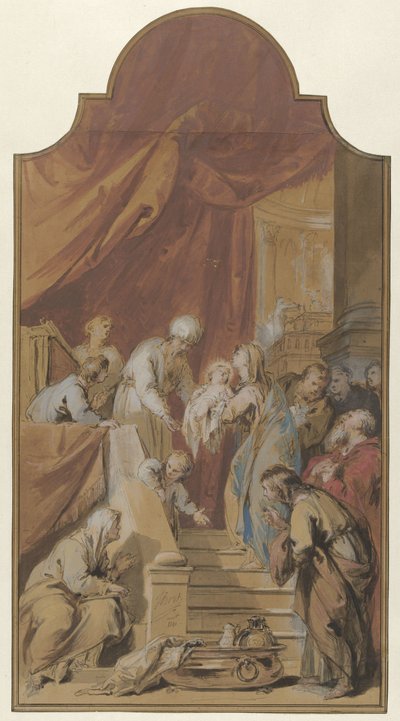 La Misión en el templo de Jacob de Wit