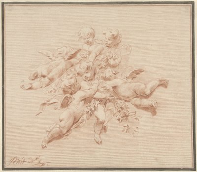 grupo de angeles de Jacob de Wit