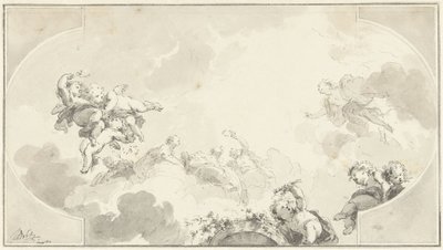 Diseño de pintura de techo de Jacob de Wit