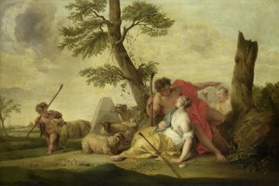 París y Oenone de Jacob de Wit
