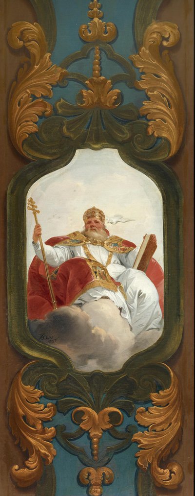 El papa Gregorio Magno, padre de la Iglesia de Jacob de Wit