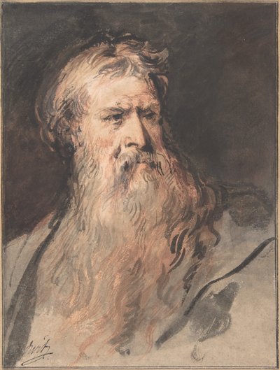 Estudio para la figura de Moisés de Jacob de Wit