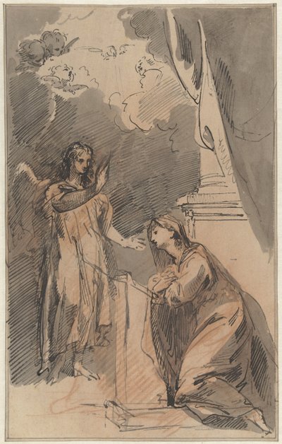 Anunciación a María de Jacob de Wit