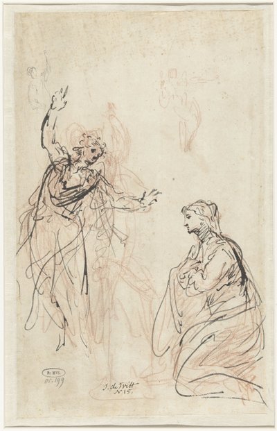 Anunciación a María de Jacob de Wit