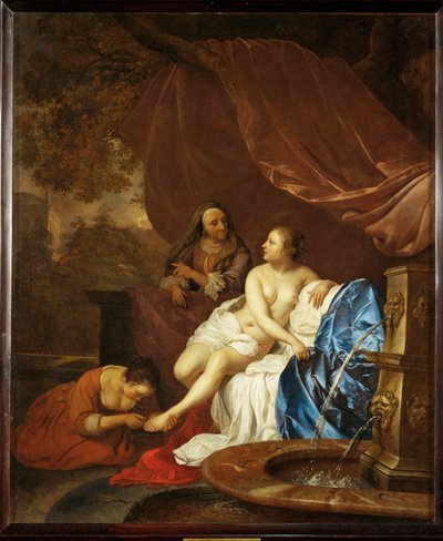 Bethsabe au bain - Bathseba en su baño ... de Jacob or Jacques van Loo