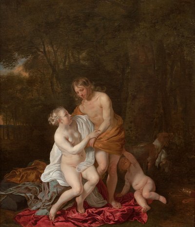 Venus y Adonis de Jacob or Jacques van Loo