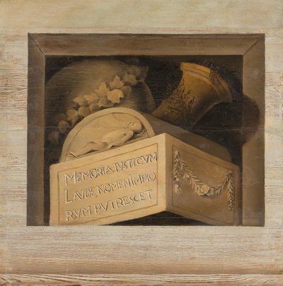 Tumba con inscripción de Jacob van Campen
