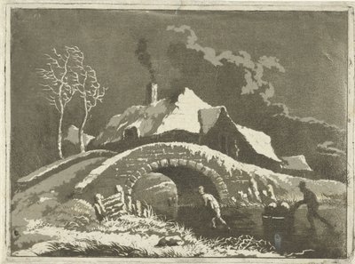 paisaje de invierno de Jacob van Kouwenhoven