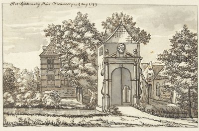 The Knightly House Nieuwestijn (título sobre el objeto) de Jacob van Liender