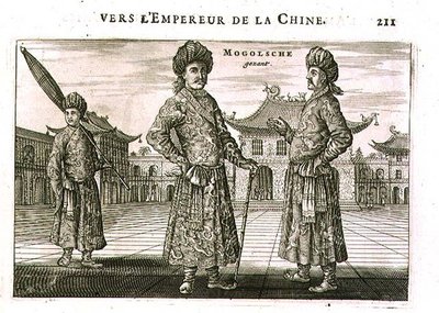 Mongoles, de un relato de una embajada holandesa a China de Jacob van Meurs