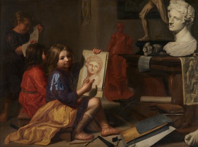 El estudio del artista de Jacob van Oost
