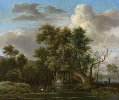 Una piscina en el bosque de Jacob van Ruisdael