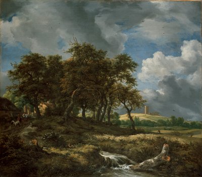 Paisaje cerca de Muiderberg, principios de 1650 de Jacob van Ruisdael