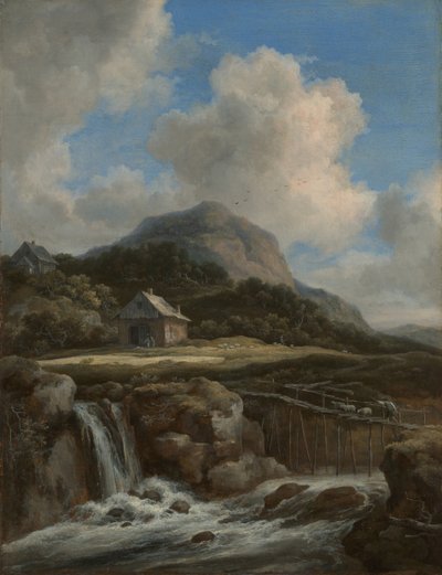 Torrente de montaña de Jacob van Ruisdael