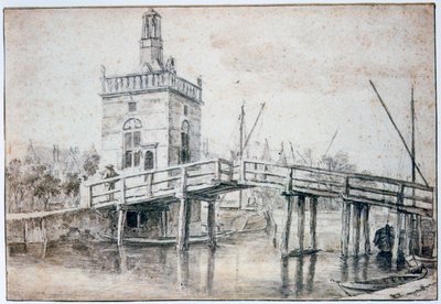 El puente en Alkmaar, c1648-1682 de Jacob van Ruisdael
